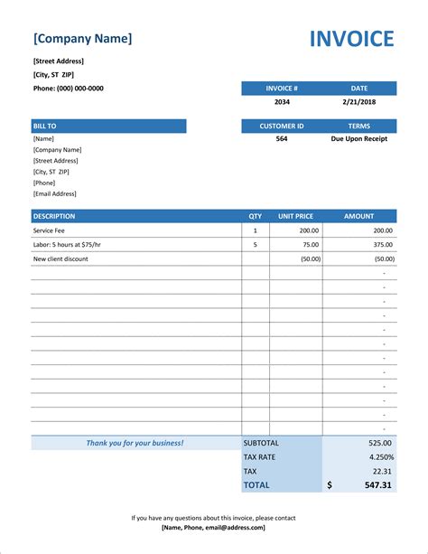 invoice down payment sample|Free Invoice Templates You Can Edit and Customize Easily.